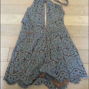 Lacey Blue Romper